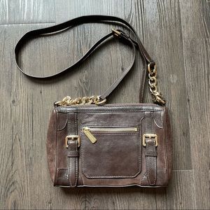 Michael Kors Genuine Leather Crossbody Bag